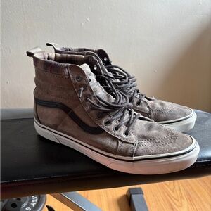 Vans Gray High-Top Sneakers